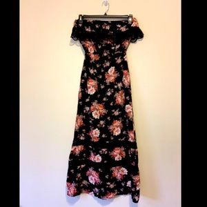 Black and pink sundress